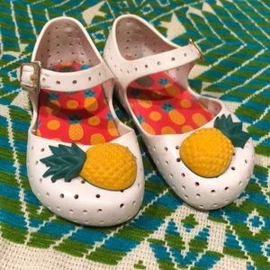 Mini Melissa pineapple shoes